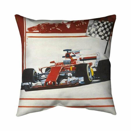 FONDO 26 x 26 in. Motorsport-Double Sided Print Indoor Pillow FO2774290